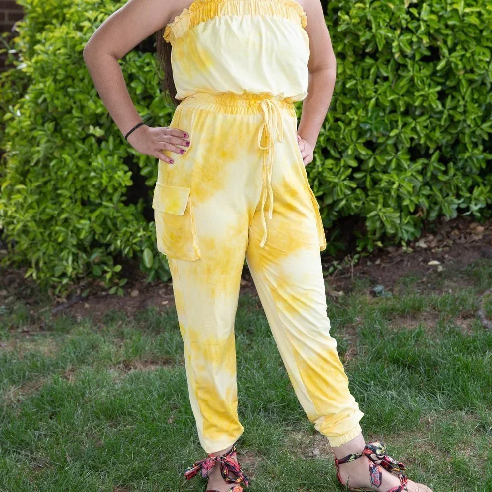 Yellow Tye Dye Jumper - Picture 2 of 6